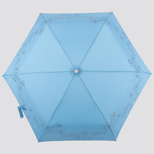 春夏53cm*6K超轻铝骨防紫外线孔雀羽毛纹样经典晴雨伞 7C138 商品图1