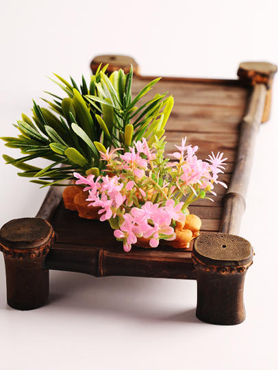 造景大师系列—唯美【绿叶红花】 随手一放即可绽放唯美！ 商品图2