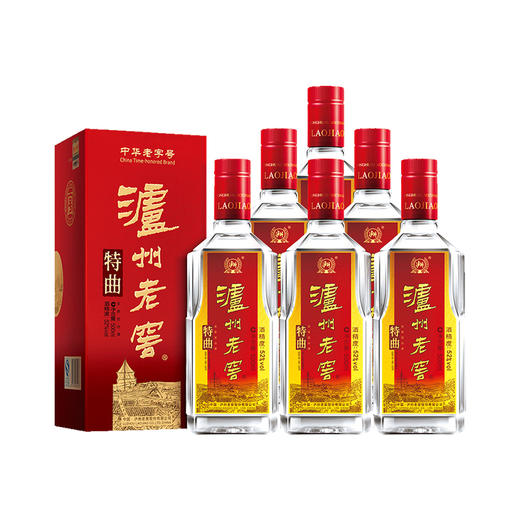 【特曲官旗】52度泸州老窖中华老字号特曲500ml*6 整箱 （第九代）浓香型白酒 商品图1