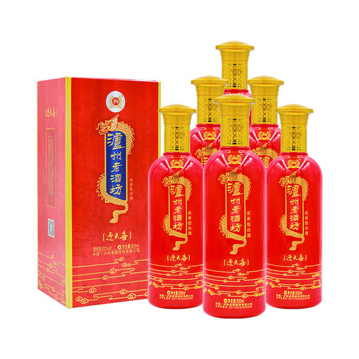 【泸州老窖酒名堂 会员日7折】52度 泸州老酒坊迎天喜酒  500ml*6 商品图1