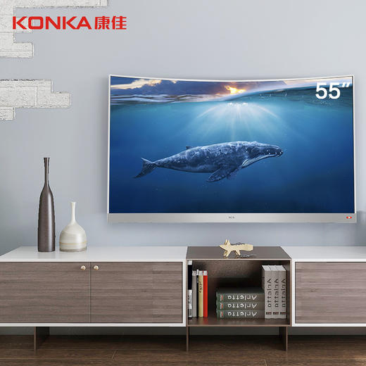 Konka/康佳 G55UC 55英寸曲屏曲面屏4K智能网络WIFI曲面电视机 商品图2