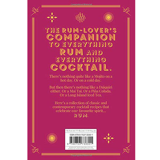 【中商原版】经典：朗姆酒 英文原版 Rum Cocktails 商品图1