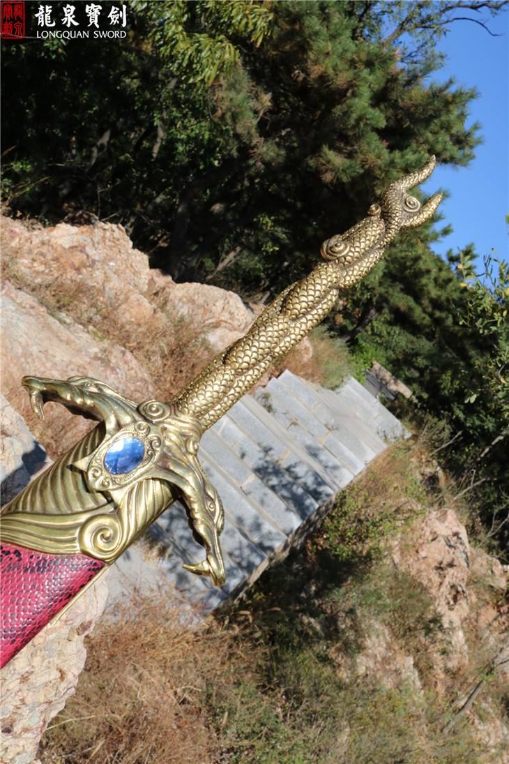 金蛇剑--张纪中版《碧血剑》金蛇郎君佩剑(未开刃)