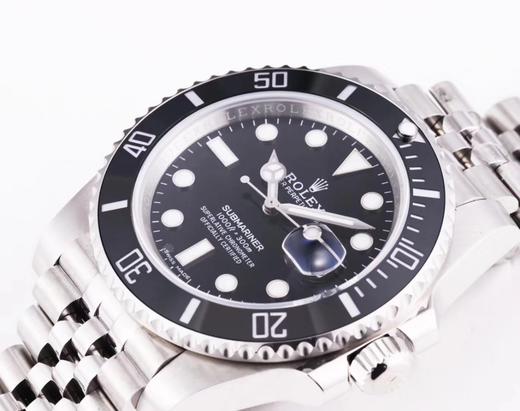 V9劳力士绿水鬼潜航者116610LV副本绿鬼 蓝色游丝3135机芯和904L钢，而且机芯的稳定性相当高，可选购Label Noir五珠表带 商品图9