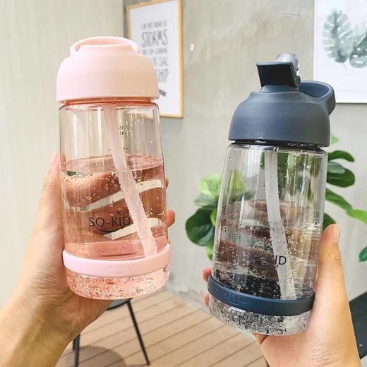 潮流网红可爱女神水杯 便携运动太空防摔吸管杯  商品图6