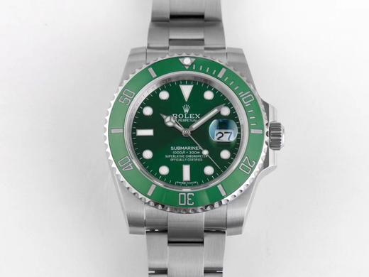 V9劳力士绿水鬼潜航者116610LV副本绿鬼 蓝色游丝3135机芯和904L钢，而且机芯的稳定性相当高，可选购Label Noir五珠表带 商品图10