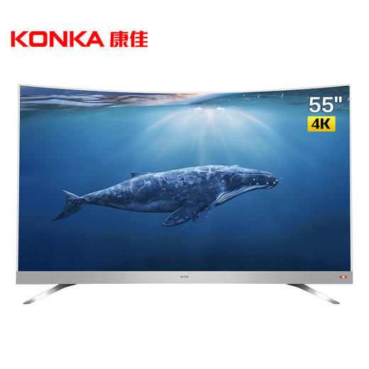 Konka/康佳 G55UC 55英寸曲屏曲面屏4K智能网络WIFI曲面电视机 商品图3