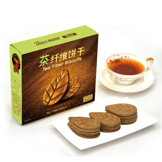 帝泊洱茶纤维酥性饼干 茶原味饼干180克 商品图2