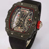 KV理查德米勒【RICHARD MILLE】RM53-01 这款腕表充满动感与活力。表壳由坚固抗震防损的TPT碳纤维加工制成，碳纤维 商品缩略图0