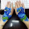 民族风镂空刺绣，布艺绣花手链手套QY-SL101 商品缩略图3