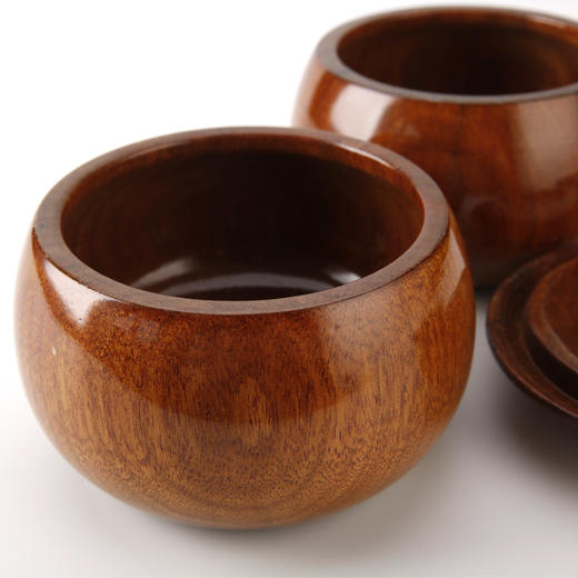 黄金楠木围棋罐 商品图3