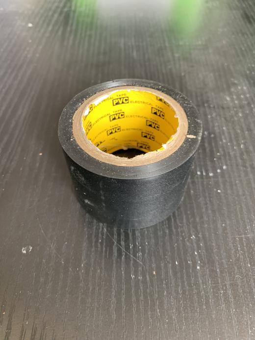 4.5CM*7M 黑色 PVC橡塑胶带 80卷/7.6KG/件  商品代码18994 商品图0