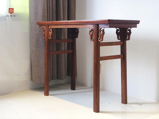 红桥红  家具严选  缅甸花梨(大果紫檀）  【瓜菱腿条案】 商品图5