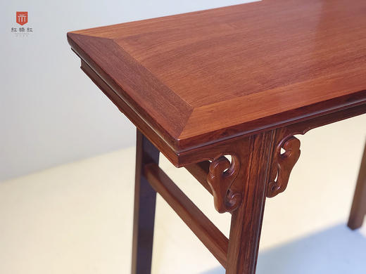 红桥红  家具严选  缅甸花梨(大果紫檀）  【瓜菱腿条案】 商品图3