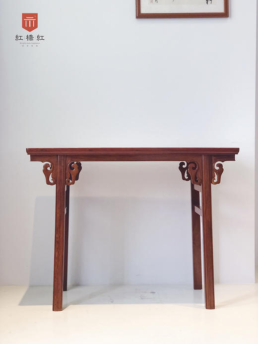 红桥红  家具严选  缅甸花梨(大果紫檀）  【瓜菱腿条案】 商品图0
