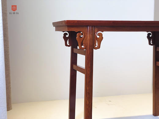 红桥红  家具严选  缅甸花梨(大果紫檀）  【瓜菱腿条案】 商品图1