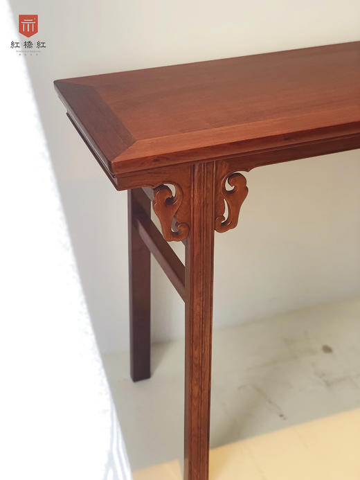红桥红  家具严选  缅甸花梨(大果紫檀）  【瓜菱腿条案】 商品图2