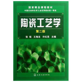 陶瓷工艺学 第二版 张锐 化学工业出版社 9787122174369