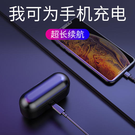 无线5.0蓝牙耳机双耳迷你隐形运动入耳式oppovivo华为苹果通用 商品图3