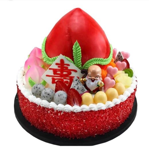 寿桃祝寿蛋糕 商品图0