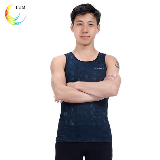 露檬瑜伽/男士瑜伽服背心LUM8873 商品图0