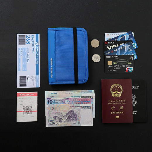 RFID出国旅行护照包多功能机票夹短款证件收纳钱包护照夹证件袋 商品图1