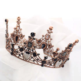 【👑洛丽塔风黑皇冠👑】