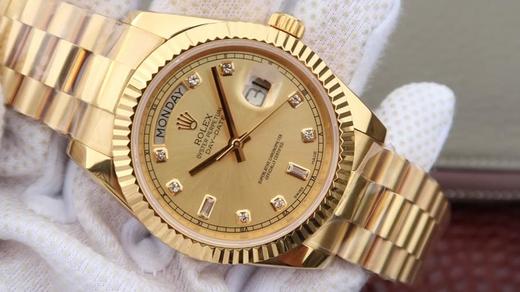 CR劳力士星期日历型218238男士手表。41毫米直径，颠覆以往传统工艺！男士腕表，精钢表带，自动机械机芯，密底 商品图0