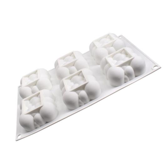 彩云6朵模具-可制作慕斯、巧克力创意，或者做各种冻类如牛肉冻、猪蹄冻、鱼冻蔬菜冻等，蒸鱼泥、鸡蓉也可以，效果非常出彩！ 商品图3