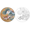 於文普工笔花鸟荷花鲤鱼小品白描底稿-WP09 商品缩略图0