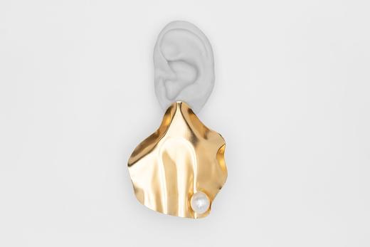Big shell earpieces w/pearl 商品图1