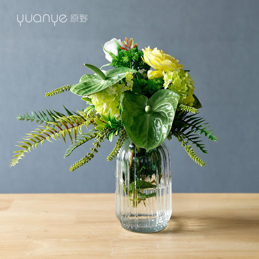 自然风品质蝴蝶兰仿真花手感保湿玫瑰花假花装饰花客厅摆设件 商品图2