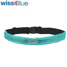 维仕蓝 WISSBLUE  多功能贴身运动双袋腰带包TG-WB1065 蓝色