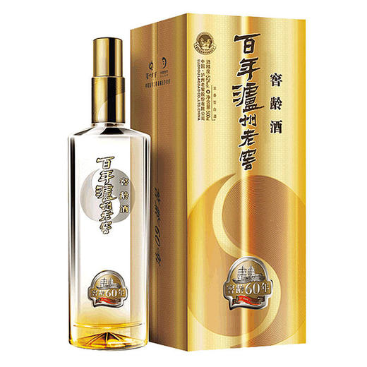 【推荐】百年泸州老窖窖龄酒 浓香型白酒 窖龄60年52度500ml 商品图0