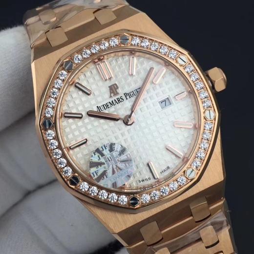 JF爱彼67650，行业唯一买正品开模，厚度与结构和原版一样 釆用原版同类ETA石英金色机芯，ETA石英机芯是12点快跳日历 商品图1