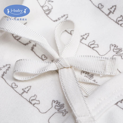 i-baby磨毛美国棉花婴儿内衣套装0-6个月宝宝家居服套装幼儿套装 商品图2