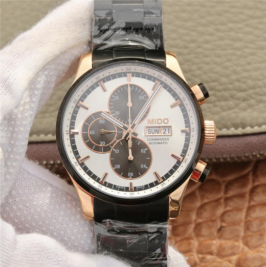 美度指挥官计时系列，搭载ETA7750多功能机芯，集星期，日历，计时功能。316精钢打造完美表身表带，蓝宝石镜面永不刮花，正品一比一复刻，尺寸44x14.5mm 商品图0