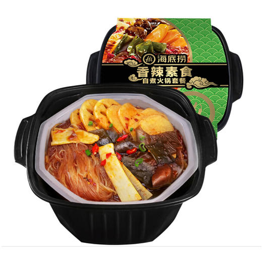 【亚欧超市】海底捞香辣素食自煮火锅套餐 商品图0