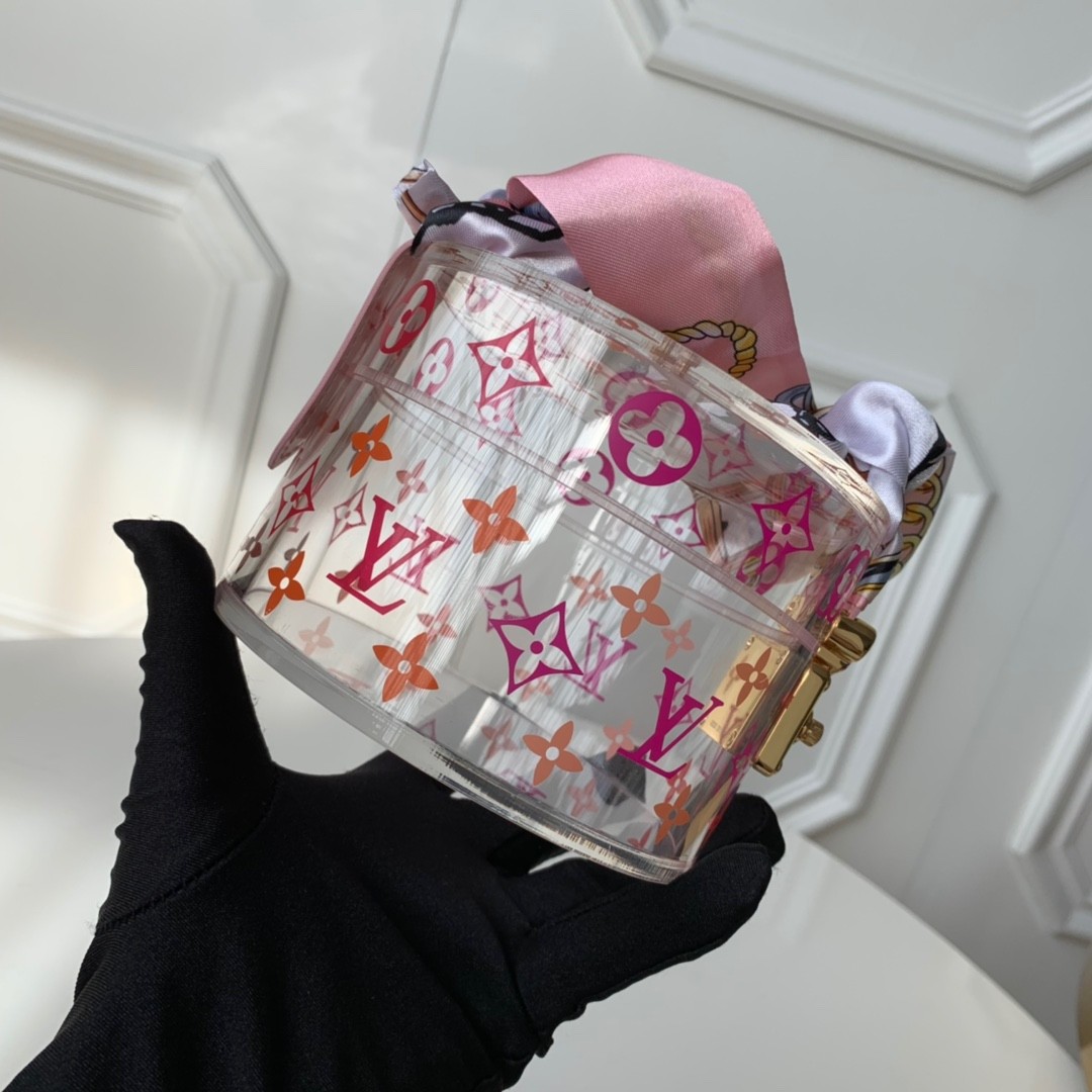 奢侈品【lv】透明盒子,首饰化妆盒,化妆箱,亚克力