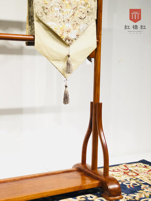 红桥红  家具严选  缅甸花梨(大果紫檀）  【空灵衣帽架】 商品图8