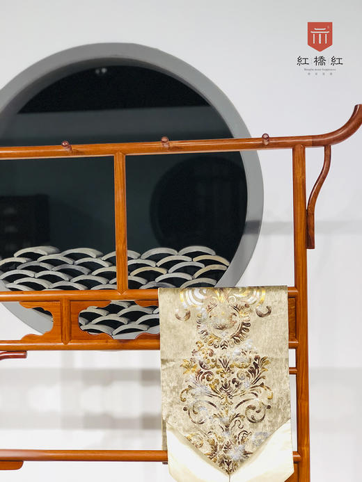 红桥红  家具严选  缅甸花梨(大果紫檀）  【空灵衣帽架】 商品图2