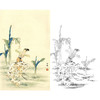 胡也佛竖幅工笔传统仕女人物白描底稿-HY06 商品缩略图0