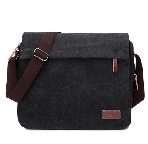 。【服饰鞋包】男包单肩男士商务休闲帆布包韩版户外运动小背包斜挎包包潮 商品图6