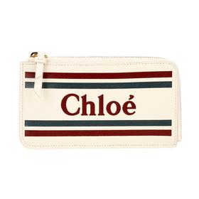 chloé 蔻依 女士logo印花多卡位手拿包钱包