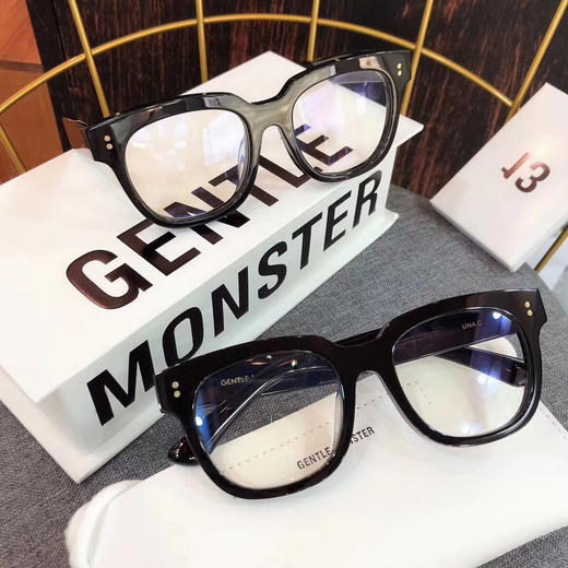 原单版本una系列黑框明星款平光镜 商品图1