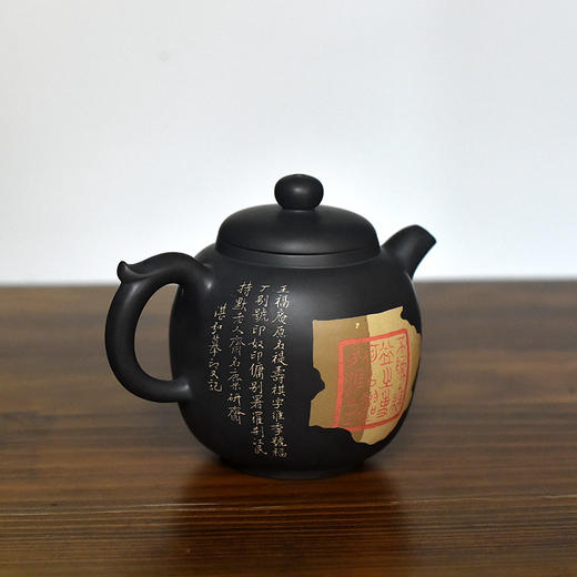建水紫陶  杜俊楠壶 商品图1