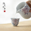 茶具套组-陶瓷百合花盖碗品茗杯套装（可单买） 商品缩略图3