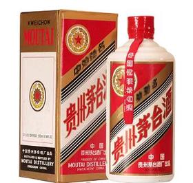 1992年  五星牌茅台（红皮铁盖）  53度500ml
