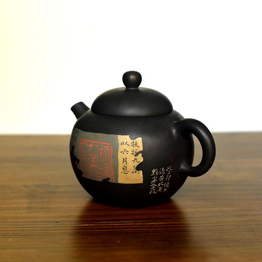 建水紫陶  杜俊楠壶 商品图3