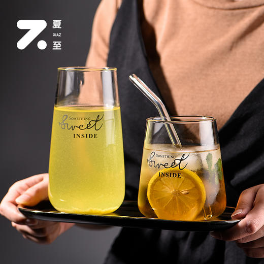 茶杯-玻璃水杯-水滴杯高矮款 商品图4